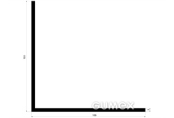 GUMMIPROFILE L-FORM - EPDM